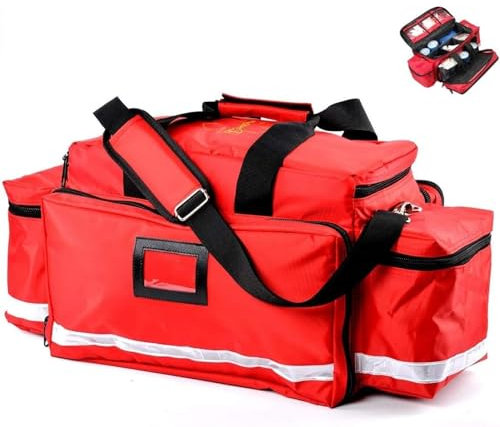 CEEBUS Erste Hilfe Tasche Leer, Professionelle Notfalltasche mit großem Fassungsvermögen, Sanitäter-Tasche mit Mehreren Taschen, ideal für medizinische Ersthelfer, Rettungskräfte, Krankenschwestern