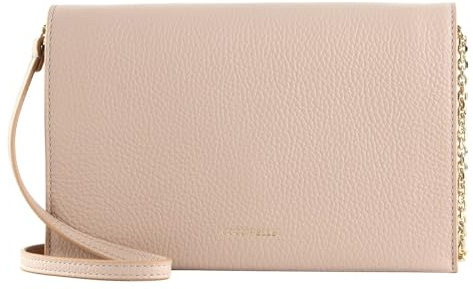 Coccinelle Pelle pochette borsa a tracolla Dandy Mini Bag Rosette beige