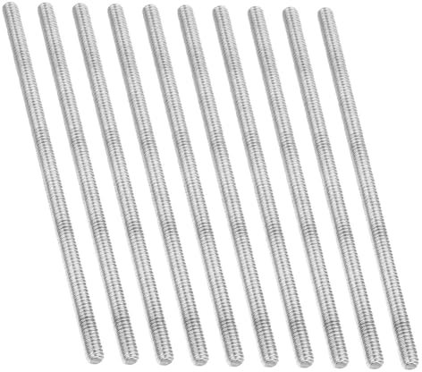 FANGHUOCL Stainless Steel Fully Threaded Rod Right-Hand Threaded for Hanger Anchor U-Bolt Machinery,M4*16mm