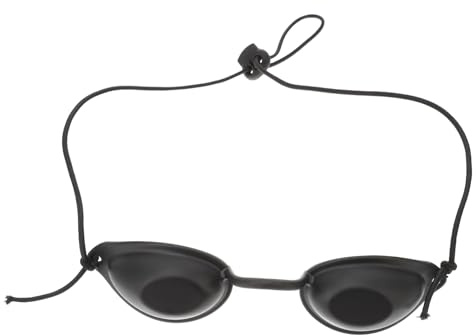 HONITANO Cache-œil Ipl Protection Oculaire Lunettes De Sécurité Plastiques Noir, Protection Lumière Pulsée Intense, Led Et Ipl Cosmétiques, Usage Thérapie Par Lumière Et Soins Esthétiques