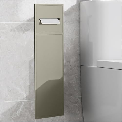 Shower Niche, Stainless Steel Embedded Alcove, Multifunctional Bathroom Organizer for Wet Rooms, Homes, Offices Tea Apricot Color