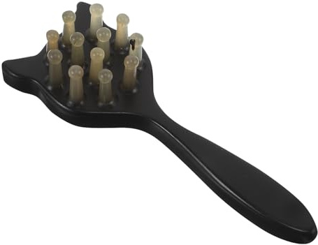 TOYZFRIENDY Horn-shaped Cat Comb for Scalp Massaging Detangling Cat Hair Natural Material for Grooming and Home Use