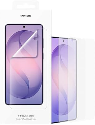 Samsung Anti-Reflecting Screen Protector EF-US948 für das Galaxy S26 Ultra, Smartphone Displayschutz, entspiegelnder Displayschutz, Displayschutzfolie, Berührungsempfindlichkeit, Transparent