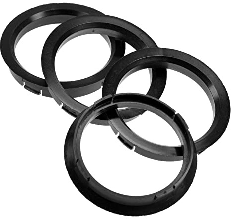 RKC 4X Zentrierringe 72,5 x 63,4 mm schwarz Felgen Ringe Made in Germany