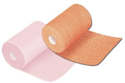 CoFlex TLC Calamine 2-Layer Compression Bandage System, 4 Inch x 6 Yard and 4 Inch x 7 Yard, 25-30 mmHg, Self-Adherent Closure, Tan, Non-Sterile, 2-Count