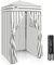 EAGLE PEAK Flex, tettoia ultra compatta per spogliatoio, 1,2 x 1,2 m, portatile, per piscina, servizi fotografici alla moda o campeggio, grigio/bianco