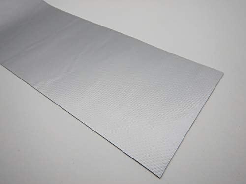 LKW PLANE ZELT MARKISE PLANEN REPARATUR PFLASTER 10MM BREIT SILBER WEIßALUMINIUM 9006 (100cm)