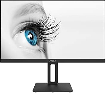 msi PRO MP271P Monitor Flat 27 con Pivot, 16:9 Full HD (1920x1080), 75Hz, 5ms, IPS antiriflesso, 1x HDMI e 1x VGA, VESA 100x100mm