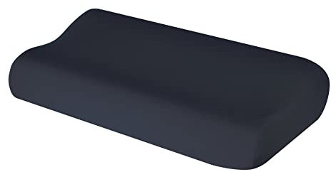Theonoi Kissenbezug Kissenhülle für Nackenkissen Nackenstützkissen Gesundheitskissen aus Baumwolle für Größen von 35x60 bis 45x75 cm (Anthrazit 103)
