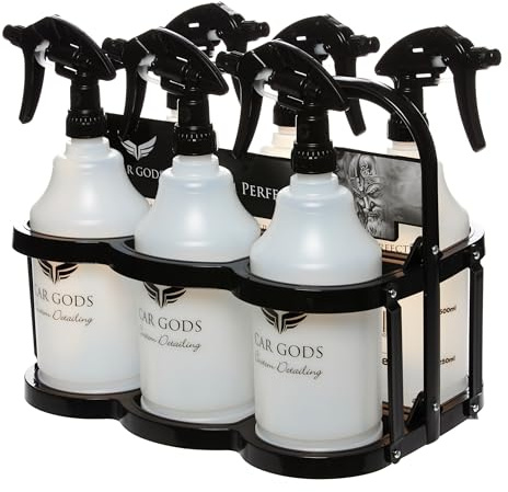Car Gods Kit de bouteilles et de transport professionnels 6 x 1L