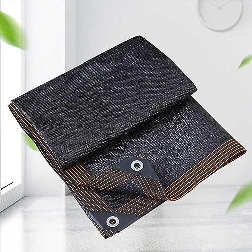 Rete Ombreggiante 6x6 4x10 Vela Ombreggiante Rettangolare Telo Ombreggiante Ombra 90% Protezion Raggi UV Tessuto Ombreggiante Traforato per Esterno Giardino Terrazzo Pergola,black-2x6m