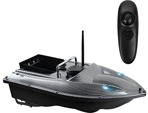 Bait Boat for Fishing RC Fishing Bait Boat for Carp Fishing - 546Yards Remote Control with 3.3lbs Loading (Grey)