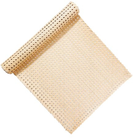 selliner 1 rouleau de matériau de cannage en plastique polyéthylène pour projets de canne, pour meubles, chaise, armoire, plafond - 2 m x 40 cm
