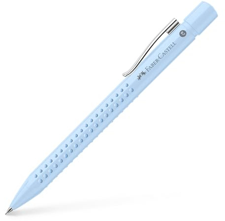Faber-Castell 231028 – stiftpenna Grip sky blue, hårdhetsgrad B, Mine 0,7 mm, inkl. radergummi