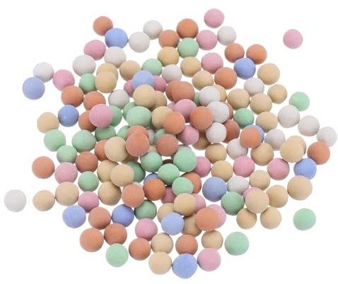 sourcing map Clay Pebbles 3-5mm 0.88 Lbs Multicolor Gardening Potted Balls for Hydroponic Growing, Vases Supplies, Bonsai Decor