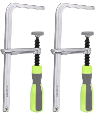 vreplrse 2pcs/Set Convenient Rail Clamps for Festool Rail Track Saw Quick Adjust Screw Handle Woodworking Rail Clamps