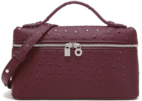 Rejolly Crossbody-Tasche für Damen L19 Beutel Henkeltasche Ledertasche Designer Schultertasche Quiet Luxury Trendige Handtasche, S