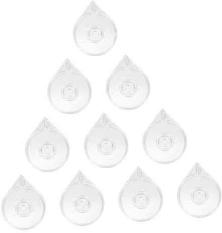 WOONEKY 10Pcs Acrylic Nail Art Striping Tape Holders, Line Cases for Manicure Tape Storage, Fall-Resistant Nail Decoration Tools for Salon Use