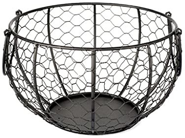 Küche Lagerung Metall Draht Eierkorb Bauernhof Huhn Abdeckung Eierhalter Für Fall Nordic Obstbehälter