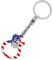 XIAOQENAN Musica Ispirata A Forma Chitarra A Forma Bottiglia Portachiavi In Lega Tastiera Accessorio Decorativo Per Musicisti Regalo Per Lo Zaino Elegante Decorazione