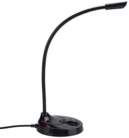 AKLOSIPY Microfono per Conferenze USB con Acquisizione Audio a 360° Ad Alta sensibilità e Design a Collo di Cigno per Essere Nitido Ovunque