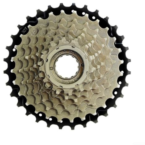 Generisch Stahl Fahrrad Freilauf 8-Gang 13-32T Kassette für Mountainbike und Rennrad, Präzise Zahnkränze 13/14/16/18/21/24/28/32 Zähne, Langlebiges Getriebe Ersatzteil