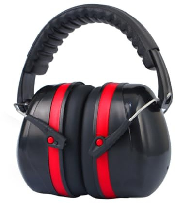 DOITOOL Cuffie Antirumore Professionali Over Ear per Batteristi Struttura Ragionevole, Assorbimento Sudore e Spugna ad Alta Densità per Uso in Ambienti di Caccia Outdoor