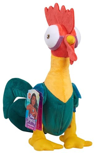 Moana 11-inch Hei Hei Feature Small Plush with Sounds and Dancing, Stuffed Animal, Pretend Play, Kids Toys for Ages 3 Up by Just Play