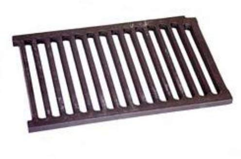 Large Castle Dog Basket Fire Grate Flat - Cast Iron