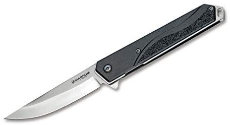 Magnum Unisex – Erwachsene Japanese Iris Taschenmesser, Schwarz, 19,7 cm
