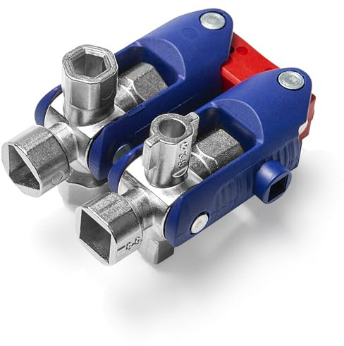 KNIPEX Chiave universale JointKey Quadro per tutti i sistemi di chiusura più comuni 63 mm, 00 11 06 V04