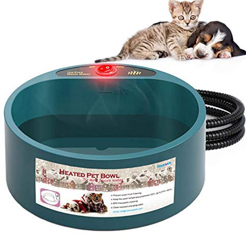 Ciotola per Acqua Riscaldata per Cani Ciotola per Animali Domestici Ciotola per Acqua Termica per Cani, Gatti, Polli, Anatre,Animali Domestici Ciotola per L'acqua Riscaldata