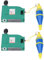Fafeicy 2Pcs Magnetic Plumb Bob and Line, 5m/16.4ft Plumb Rite Alloy Steel Magnetic Wire Hammer for Construction Industry House Decoration