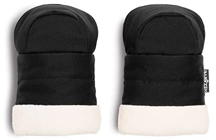BABYZEN YOYO Handwärmer - Sherpa-Futter und doppelte Polsterung - Mit Klettverschluss einfach an der Schiebestange befestigen - Maschinenwaschbar - Inklusive Aufbewahrungstasche