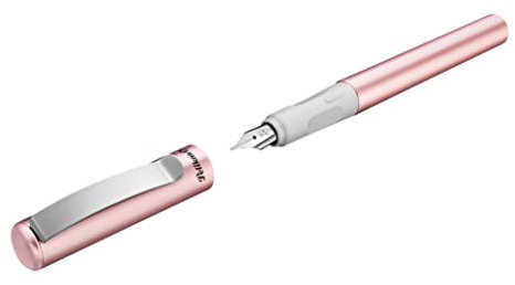 Pelikan Füller Pina Colada inkl. Standard-Tintenpatrone, nachfüllbar, für Rechts- und Linkshänder, rosé, 1 Stück