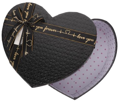 STOBOK Süßigkeitenboxen Zum Verschenken Herzförmige Geschenkbox Hochzeitsgeschenkbox Box Für Frauen Festliche Dekobox