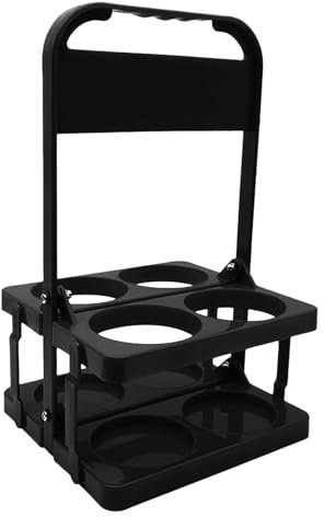 Générique Porte-Bouteilles pour 4 Bouteilles, Organisateur De Porte-Bouteilles De Support De Vin, Porte-gobelet Pliable De Panier De Support De Bière De Vin, pour La Cuisine Et La Cave