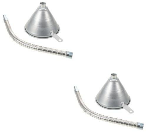 Gatuida 2pezzi Imbuto Flessibile Per e Carburante Design Bocca Larga Per Rifornimento Rapido Sprechi Per Automobili e Macchinari