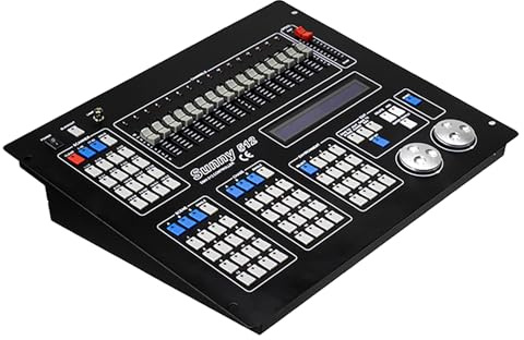SHEHDS DMX Controller DMX512 DJ Controller LED Digital Display DMX Console DJ Equipment Stage Light Controller for Dj Lights Par Lights Moving Head Lights Party Lights Disco Lights