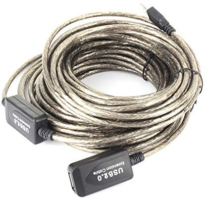 KIMISS Display da 15 M Conversione da BNC A VGA Cavo USB da 15 M USB 2 0 Tipo A Cavo di Prolunga Maschio-femmina, Cavo di Prolunga per Espansione Amplificatore, Adattatore di