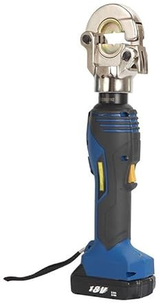 Pince à sertir hydraulique Pince à sertir hydraulique électrique portable 7T, outil de sertissage de fil de cuivre et d'aluminium, pince à sertir for outil de joint de tuyau de batterie Utilisation co