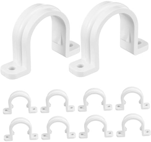 Housoutil 10 Stück U-förmige Klemme Edelstahl Schlauchschellen Klemmen Für Rohrmontage Pvc-material Einfache Installation
