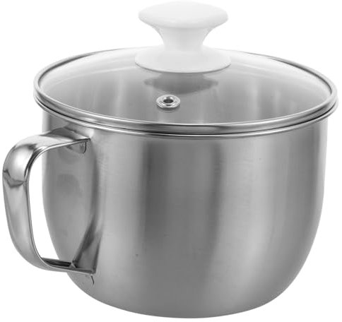 UTHCLO Pentola Filtrante Acciaio Inossidabile Con Separatore Olio Per Cucina Contenitore Per Grassi e Utensile Multifunzionale Per e