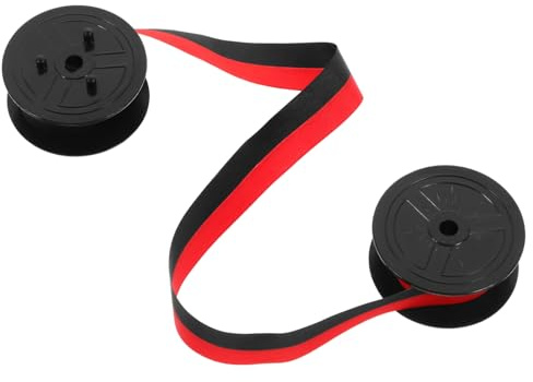 HYTROVE Farbband für Schreibmaschine Farbig Schwarz Rot Kompatibel mit Stardp Langlebig und Installieren für Verschiedene Schreibmaschinenmodelle