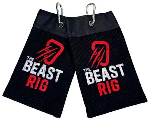 The Beast Rig BJJ Training Grip, Black, for Jiu-Jitsu, Grappling, MMA, Martial Arts
