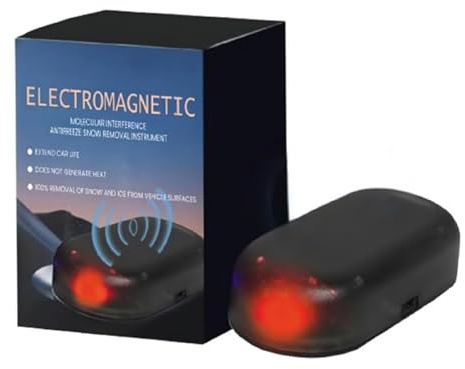 Désembueur Electromagnétique Pour Voiture, Dispositif Anti-Givrage Et Dégivrage Electromagnétique Avancé Pour Voiture, Outil De Dégivrage Et Dégivrage De Neige (1 pièce)