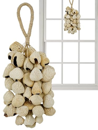 Shaker africano | sonaglio fatto a mano per relax – strumento musicale per yoga, per soggiorno, balcone, studio, giardino, per donne e