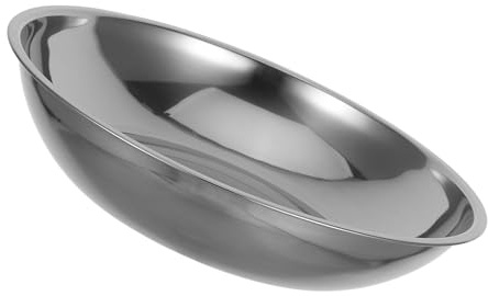 TOKIDNY Vassoio per Bilancia Elettronica in Acciaio Inox 25 CM Piatto di Pesatura Riutilizzabile per Bilancia Digitale da Cucina Strumento di Pesatura Portatile per Alimenti e Uso