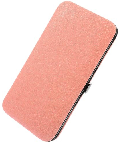 Boîte de Rangement pour Pinces à Cils, Portable, Aimantée, Rose | Organisateur Pratique, Structure en Fer et Pvc, Caoutchouc Souple, Style Élégant, Usage Quotidien