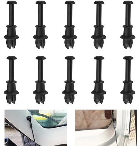 10 Stück Hutablage Haltegurt String Clip, Auto Kofferraumabdeckung Haltegurt Clips 1M6867574A, Kofferraum Hutablage Befestigung Halterung, Saiten Clips Haken Halter,Kofferraumklammern,für Audi VW Golf